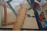 40pcs Insects Ladybug Beetle Dragonfly Bee Frames PVC Stickers Scrapbooking Craft
