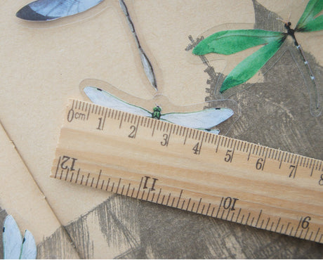 38pcs Mixed Dragonfly PVC Stickers Scrapbooking DIY Crafts