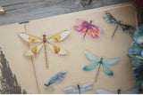 38pcs Mixed Dragonfly PVC Stickers Scrapbooking DIY Crafts
