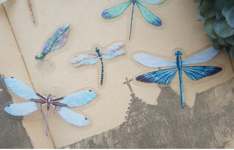 38pcs Mixed Dragonfly PVC Stickers Scrapbooking DIY Crafts