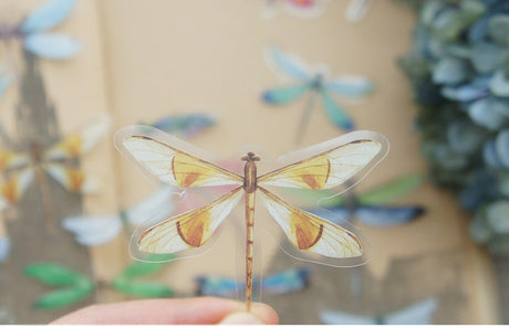 38pcs Mixed Dragonfly PVC Stickers Scrapbooking DIY Crafts