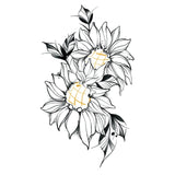 Feather Temporary Tattoos Waterproof Body Art