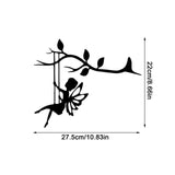 Garden Fairy Metal Silhouettes