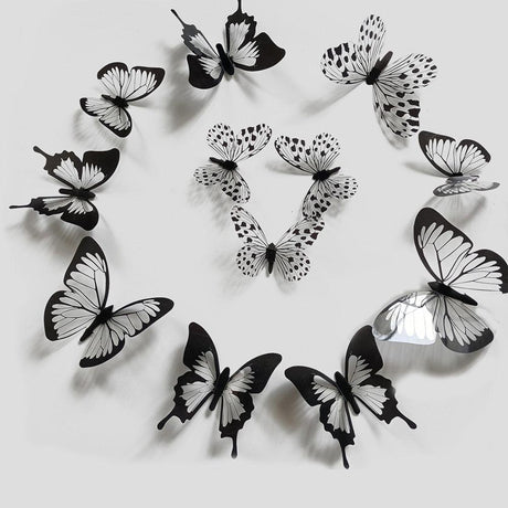24 pcs/set Black & White 3D Butterfly Wall Sticker - Woodland Gatherer Woodland Gatherer | Australian Online Gift Store | Gifts & Treasures | Special Occasions & Everyday Fun | Whimsical Treats | Costumes | Jewellery | Fashion | Crafting DIY | Stationery | Boho Festival Fashion | Home Decor & Fittings     Afterpay Available Paypal Available Humm Available Worldwide Shipping Available