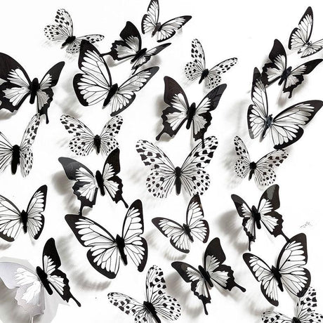 24 pcs/set Black & White 3D Butterfly Wall Sticker - Woodland Gatherer Woodland Gatherer | Australian Online Gift Store | Gifts & Treasures | Special Occasions & Everyday Fun | Whimsical Treats | Costumes | Jewellery | Fashion | Crafting DIY | Stationery | Boho Festival Fashion | Home Decor & Fittings     Afterpay Available Paypal Available Humm Available Worldwide Shipping Available