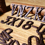 Cast Iron Metal DIY House Doorplate Letter Symbol Door Decoration Home Decor