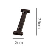 Cast Iron Metal DIY House Doorplate Letter Symbol Door Decoration Home Decor
