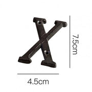 Cast Iron Metal DIY House Doorplate Letter Symbol Door Decoration Home Decor