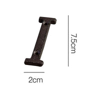 Cast Iron Metal DIY House Doorplate Letter Symbol Door Decoration Home Decor