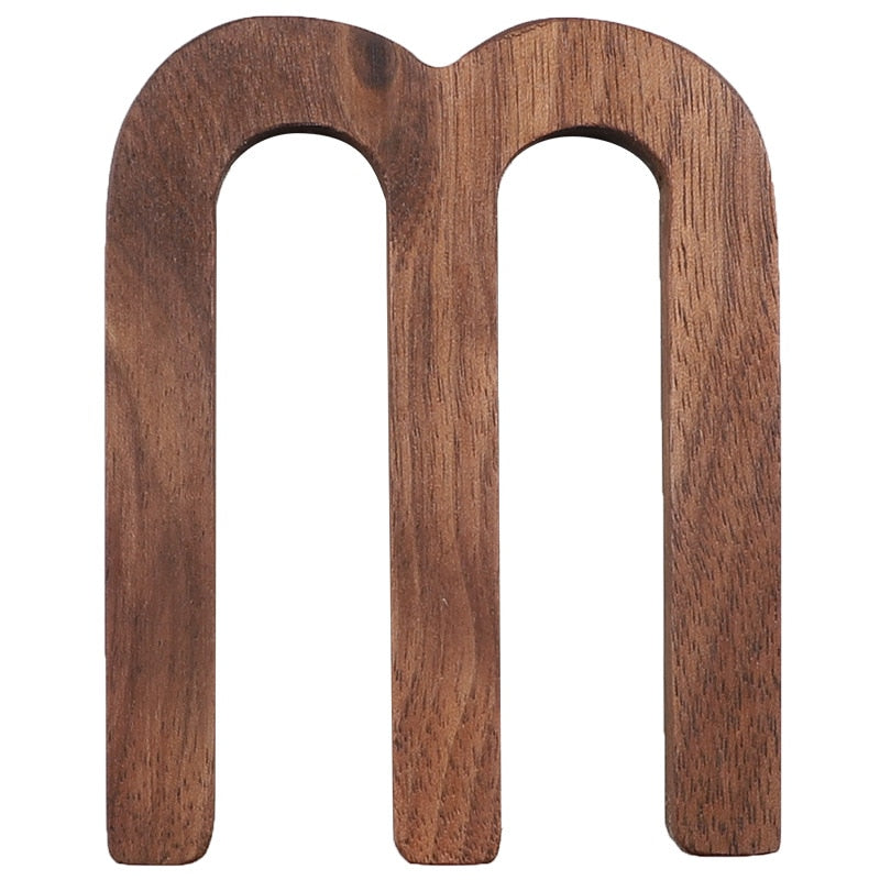 Nordic Style Black Walnut Decorative Letters Wooden Alphabet