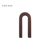 Nordic Style Black Walnut Decorative Letters Wooden Alphabet
