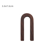 Nordic Style Black Walnut Decorative Letters Wooden Alphabet