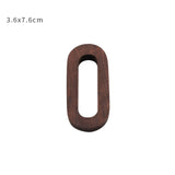 Nordic Style Black Walnut Decorative Letters Wooden Alphabet