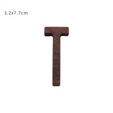 Nordic Style Black Walnut Decorative Letters Wooden Alphabet