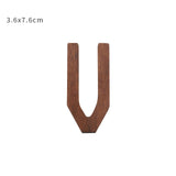 Nordic Style Black Walnut Decorative Letters Wooden Alphabet