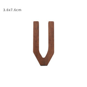 Nordic Style Black Walnut Decorative Letters Wooden Alphabet