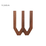 Nordic Style Black Walnut Decorative Letters Wooden Alphabet