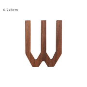 Nordic Style Black Walnut Decorative Letters Wooden Alphabet