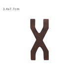 Nordic Style Black Walnut Decorative Letters Wooden Alphabet