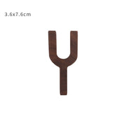 Nordic Style Black Walnut Decorative Letters Wooden Alphabet