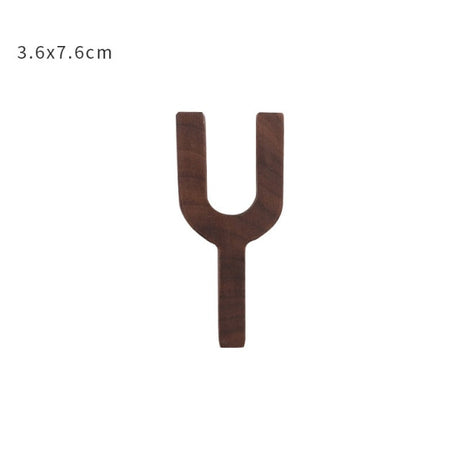 Nordic Style Black Walnut Decorative Letters Wooden Alphabet