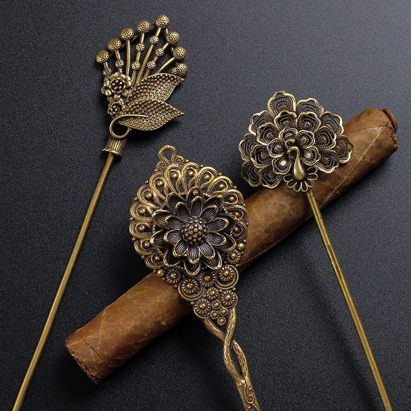 Ornamental Bronze Stabby Thing aka Cigar Needle Dredge Tool