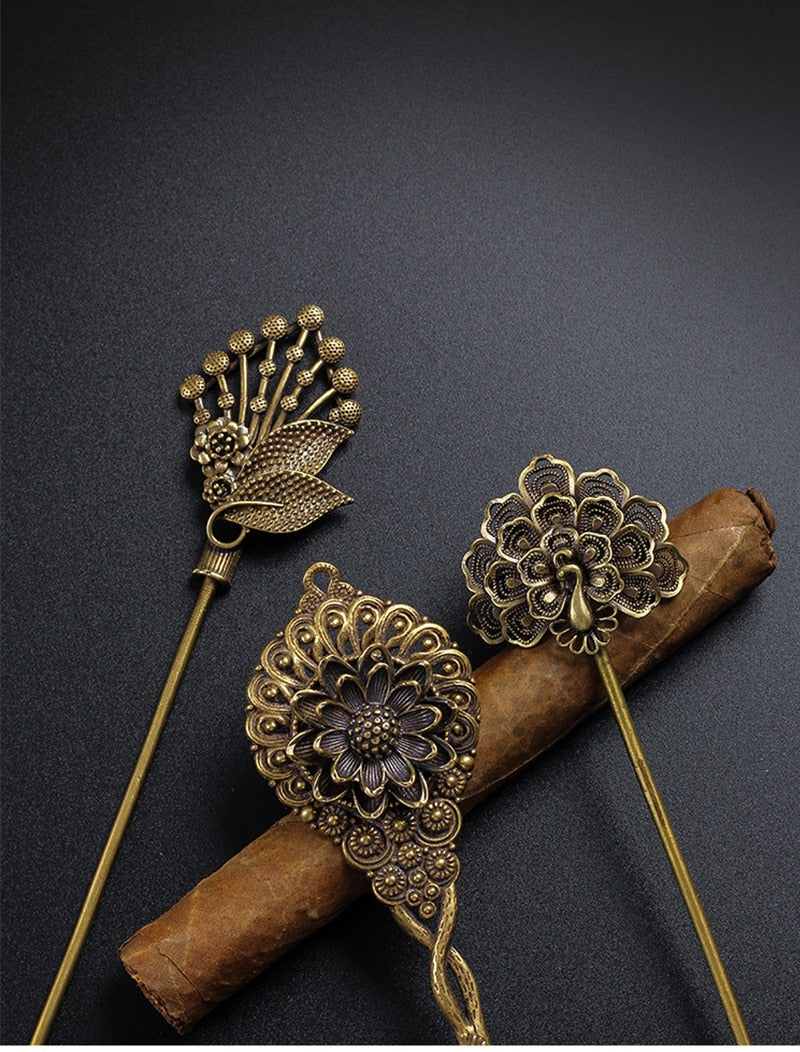 Ornamental Bronze Stabby Thing aka Cigar Needle Dredge Tool