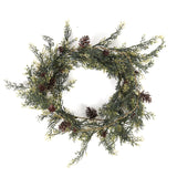 Christmas Wreath Berries Cones Artificial Vine Hanging Floral Foliage Garland Christmas Decorations