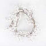 Christmas Wreath Berries Cones Artificial Vine Hanging Floral Foliage Garland Christmas Decorations