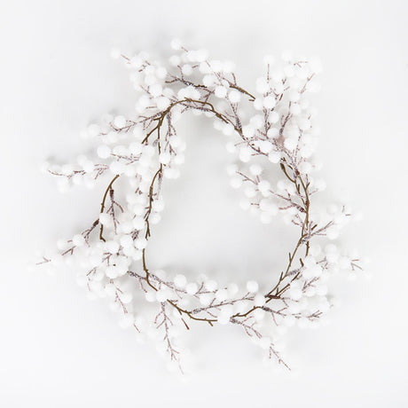 Christmas Wreath Berries Cones Artificial Vine Hanging Floral Foliage Garland Christmas Decorations