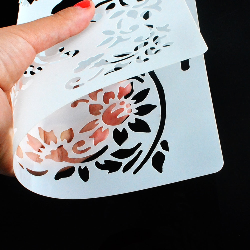A4 A3 A2 Size DIY Craft Forest Bear Stencil