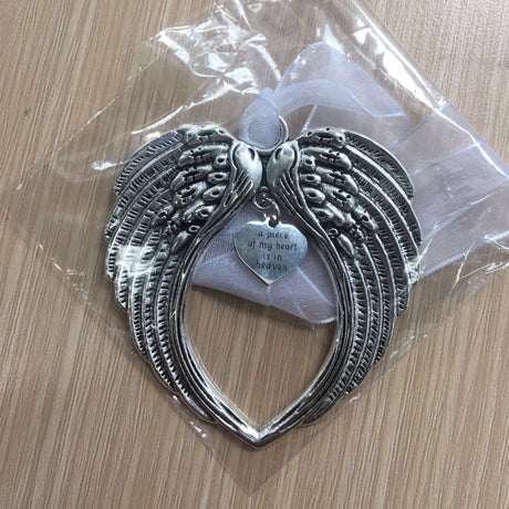 Angel Heart Christmas Ornament Memorial Christmas Decoration