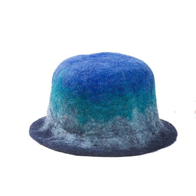 Handmade Wool Felt Bucket Hats