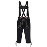 Oktoberfest Beerfest Hansel Costume Faux Leather Lederhosen