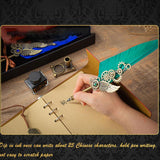 Steampunk Fountain Pen and Wax Seal Stamp Gift Set