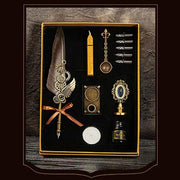 Steampunk Fountain Pen and Wax Seal Stamp Gift Set
