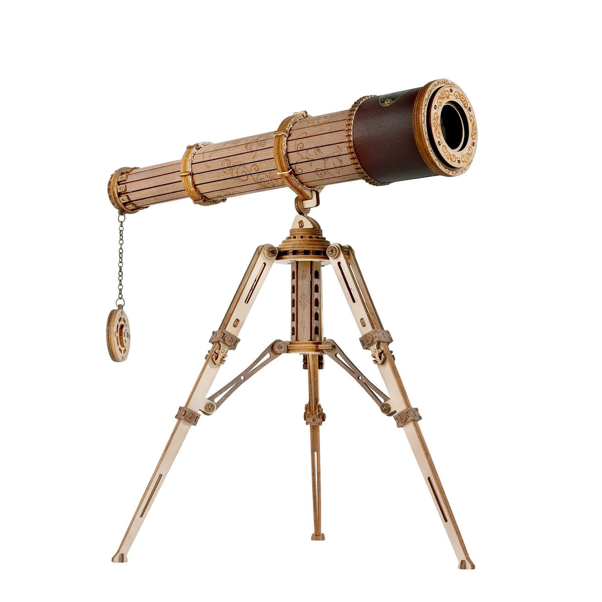 DIY 314pcs Telescopic Monocular Telescope Wooden Model Building Kits