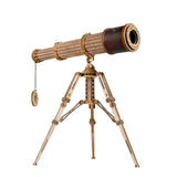 DIY 314pcs Telescopic Monocular Telescope Wooden Model Building Kits