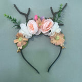 Christmas Reindeer Antler Baby Headbands Newborn Photography Props