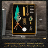 Steampunk Fountain Pen and Wax Seal Stamp Gift Set