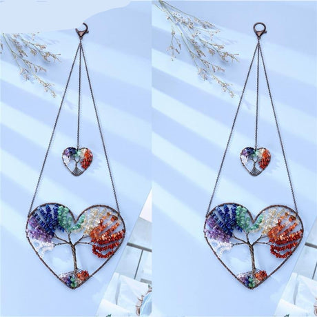 Tree of Life Heart Hanging Ornament