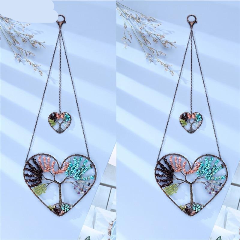 Tree of Life Heart Hanging Ornament