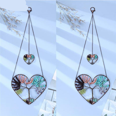 Tree of Life Heart Hanging Ornament