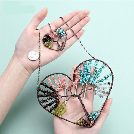 Tree of Life Heart Hanging Ornament