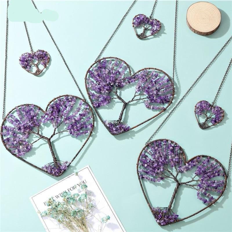 Tree of Life Heart Hanging Ornament