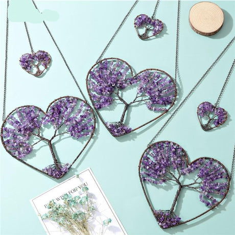 Tree of Life Heart Hanging Ornament