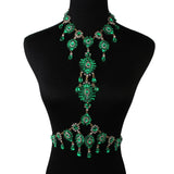 Dripping with Envy Statement Necklace and Chest Jewellery