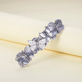 Silver Butterfly Barrette Hair Jewellery