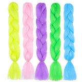 24 Inch Glow in the Dark Jumbo Braiding Hair Pre Stretched Synthetic Hair Braid Extension - Woodland Gatherer Woodland Gatherer | Australian Online Gift Store | Gifts & Treasures | Special Occasions & Everyday Fun | Whimsical Treats | Costumes | Jewellery | Fashion | Crafting DIY | Stationery | Boho Festival Fashion | Home Decor & Fittings     Afterpay Available Paypal Available Humm Available Worldwide Shipping Available