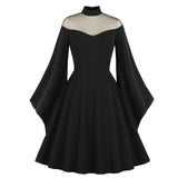 Zella Batwing Sleeve Gothic Swing Dress
